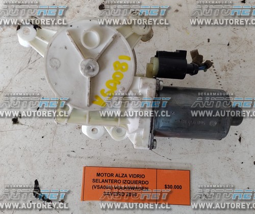 Motor Alza Vidrio Delantero Izquierdo (VSA081) Volkswagen Saveiro 2016 $30.000 + IVA