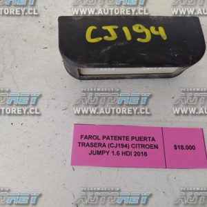 Farol Patente Puerta Trasera (CJ194) Citroen Jumpy 1.6 HDI 2016 $10.000 + IVA