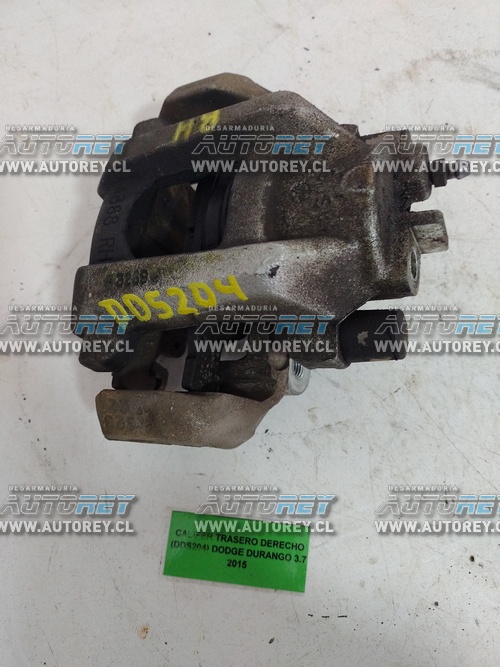 Caliper Trasero Derecho (DDS204) Dodge Durango 3.6 2015 $50.000 + IVA