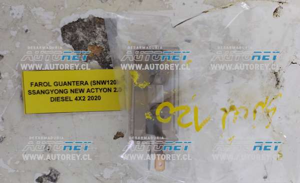 Farol Guantera (SNW120) SSangyong New Actyon 2.0 Diesel 4×2 2020 $8.000 + IVA