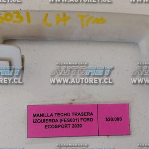 Manilla Techo Trasera Izquierda (FES031) Ford Ecosport 2020 $10.000 + IVA