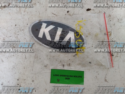 Logo parachoque delantero (KSS012) Kia Soluto 2020 $10.000 + IVA