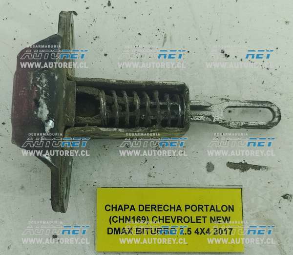 Chapa Derecha Portalón (CHN169) Chevrolet New Dmax Biturbo 2.5 4×4 2017 $10.000 + IVA