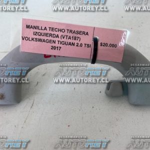 Manilla techo trasera izquierda (VTA187) Volkswagen Tiguan 2.0 TSI 2017 $20.000 mas iva