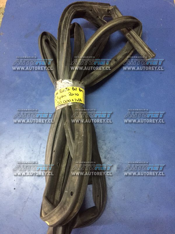 Goma contorno puerta delantera derecha Ssangyong Actyon 2007 al 2012 $10.000 mas iva (6)