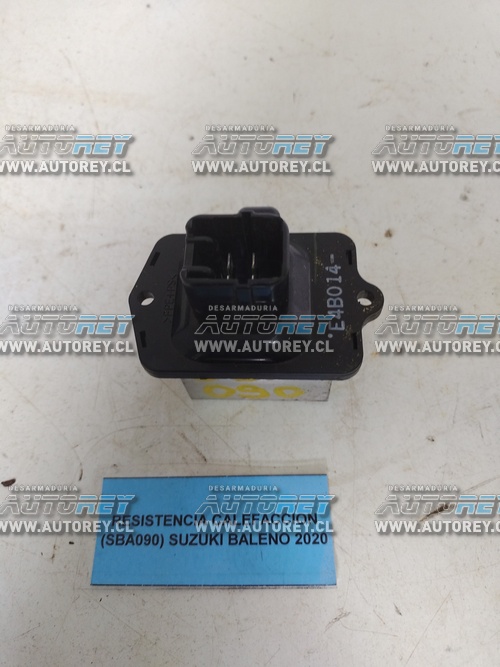 Resistencia Calefacción (SBA090) Suzuki Baleno 2020 $18.000 + IVA