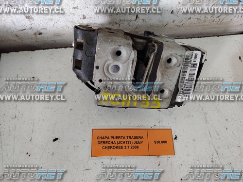 Chapa Puerta Trasera Derecha (JCH133) Jeep Cherokee 3.7 2009 $20.000 + IVA