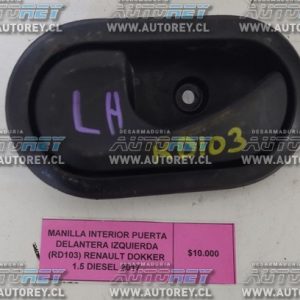 Manilla Interior Puerta Delantera Izquierda (RD103) Renault Dokker 1.5 Diesel 2017 $10.000 + IVA