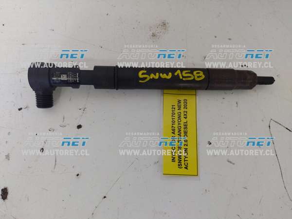 Inyector A6710170121 (SNW158) SSangyong New Actyon 2.0 Diesel 4×2 2020 $150.000 + IVA