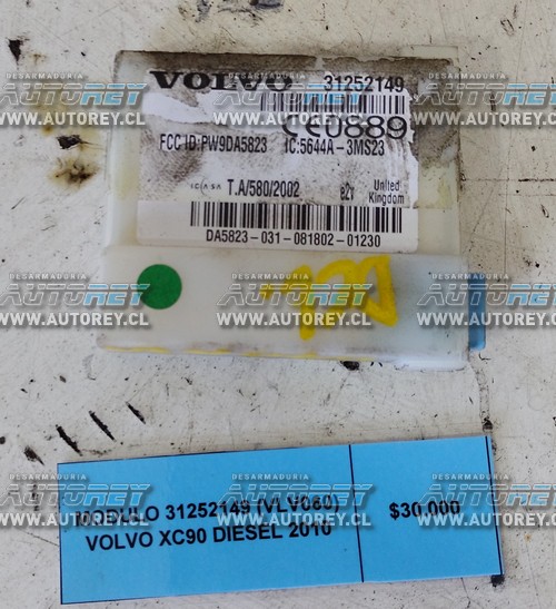 Módulo 31252149 (VLV060) Volvo XC90 Diesel 2010 $30.000 + IVA
