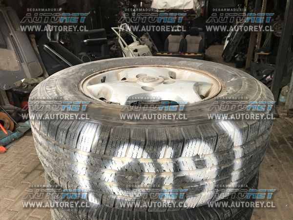 Llanta aluminio con neumatico 22575R16 (20) Ssangyong Actyon jeep $50.000 mas iva