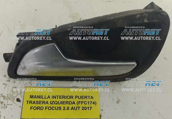 Manilla Interior Puerta Trasera Izquierda (FFC174) Ford Focus 2.0 AUT 2017 $10.000 + IVA