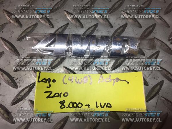 Logo portalon (4WD) Ssangyong Actyon 2007 al 2012 $5.000 mas iva