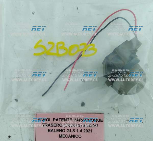 Farol Patente Parachoque Trasero (SZB073) Suzuki Baleno GLS 1.4 2021 Mecánico $5.000 + IVA .jpeg