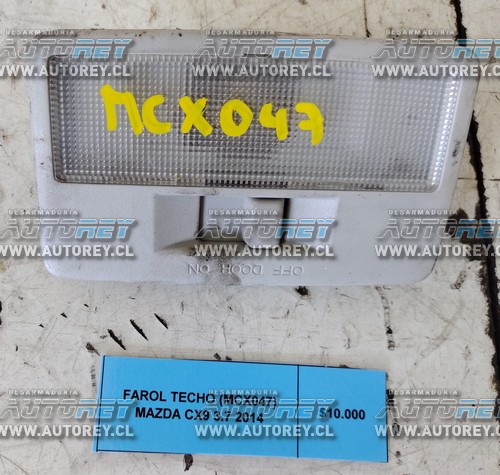 Farol Techo (MCX047) Mazda CX9 3.7 2014 $10.000 + IVA