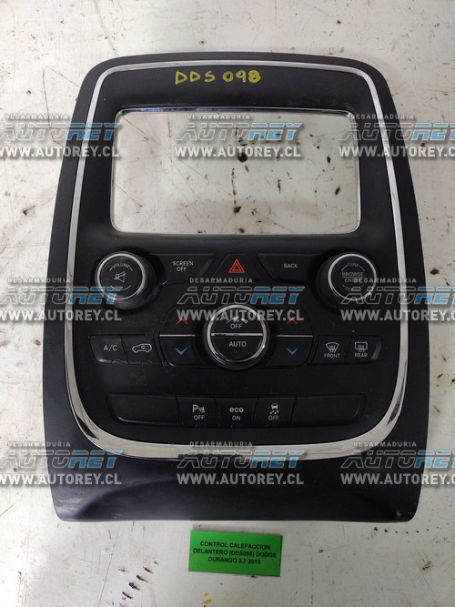 Control Calefacción Delantero (DDS098) Dodge Durango 3.6 2015 $100.000 + IVA