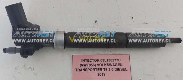 Inyector 03L130277C (VWT056) Volkswagen Transporter T6 2.0 Diesel 2019 $150.000 + IVA