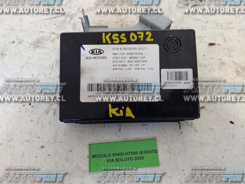 Módulo 95400-H7000 (KSS072) Kia Soluto 2020 $50.000 + IVA