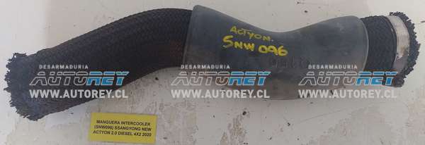 Manguera Intercooler (SNW096) SSangyong New Actyon 2.0 Diesel 4×2 2020 $10.000 + IVA