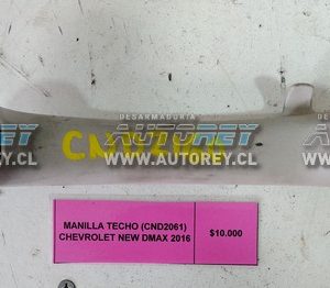 Manilla Techo (CND2061) Chevrolet New Dmax 2016 $10.000 + IVA