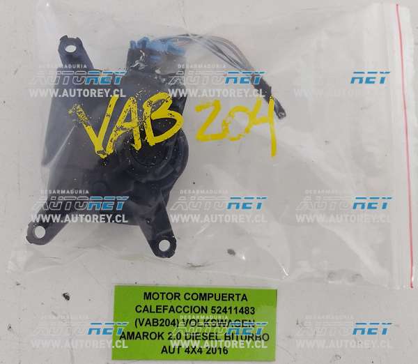 Motor Compuerta Calefacción 52411483 (VAB204) Volkswagen Amarok 2.0 Diesel Biturbo AUT 4×4 2016 $10.000 + IVA