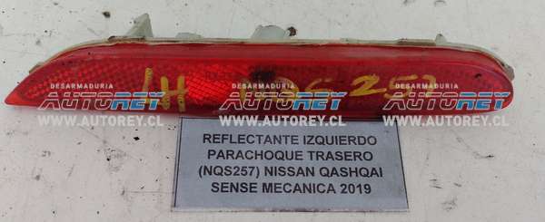 Reflectante Izquierdo Parachoque Trasero (NQS257) Nissan Qashqai Sense Mecánica 2019 $10.000 + IVA.jpeg
