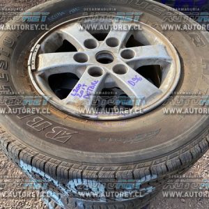 Llanta aluminio con detalle en borde (D96) Mitsubishi L200 2015 $20.000 mas iva