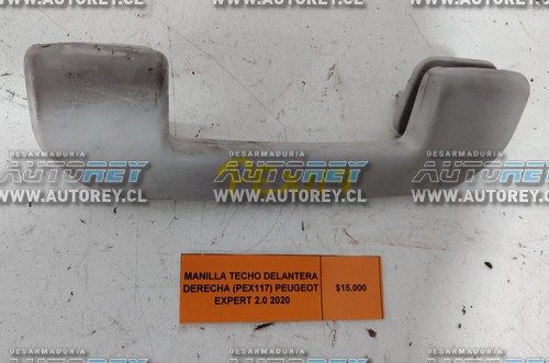 Manilla Techo Delantera Derecha (PEX117) Peugeot Expert 2.0 2020 $10.000 + IVA