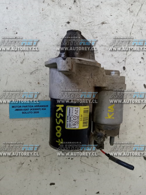 Motor Partida Arranque JM000-0267 (KSS007) Kia Soluto 2020 $60.000 +IVA