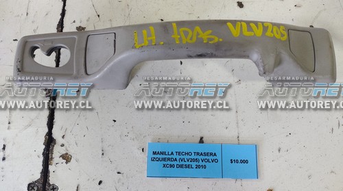 Manilla Techo Trasera Izquierda (VLV205) Volvo XC90 Diesel 2010 $10.000 + IVA