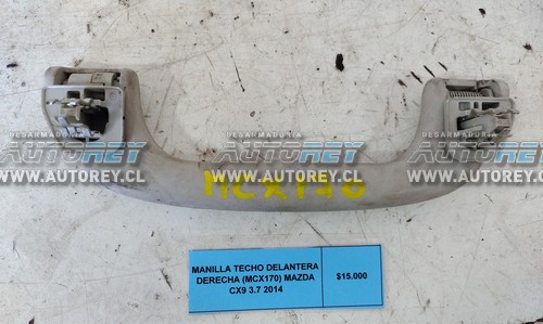 Manilla Techo Delantera Derecha (MCX170) Mazda CX9 3.7 2014 $15.000 + IVA