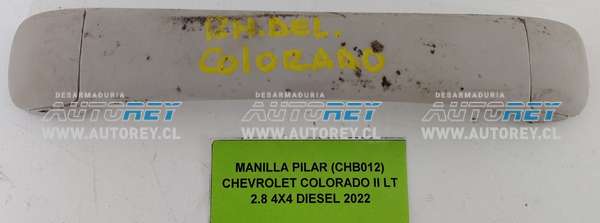 Manilla Pilar (CHB012) Chevrolet Colorado II LT 2.8 4×4 Diesel 2022 $10.000 + IVA