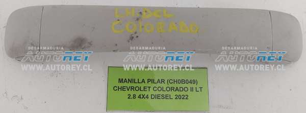 Manilla Pilar (CHB049) Chevrolet Colorado II LT 2.8 4×4 Diesel 2022 $10.000 + IVA