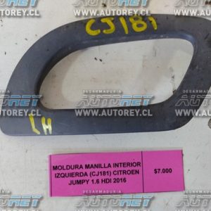Moldura Manilla Interior Izquierda (CJ181) Citroen Jumpy 1.6 HDI 2016 $5.000 + IVA