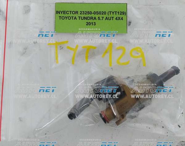 Inyector 23250-0S020 (TYT129) Toyota Tundra 5.7 AUT 4×4 2013 $30.000 +IVA