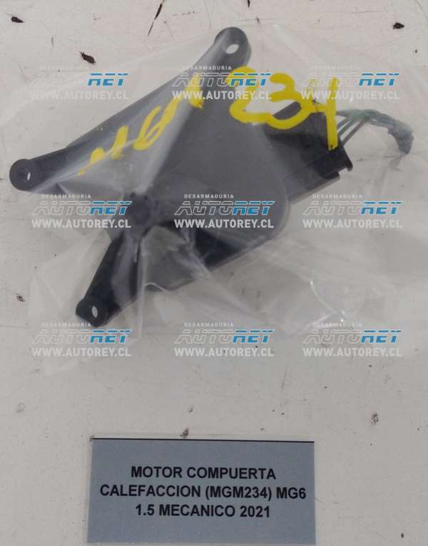 Motor Compuerta Calefacción (MGM234) MG6 1.5 Mecánico 2021 $15.000 + IVA