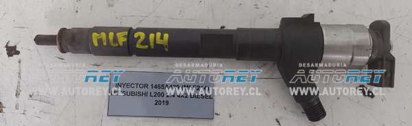 Inyector 1465A439 (MLF214) Mitsubishi L200 2.4 4×2 Diesel 2019 $140.000 + IVA