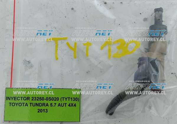 Inyector 23250-0S020 (TYT130) Toyota Tundra 5.7 AUT 4×4 2013 $30.000 +IVA