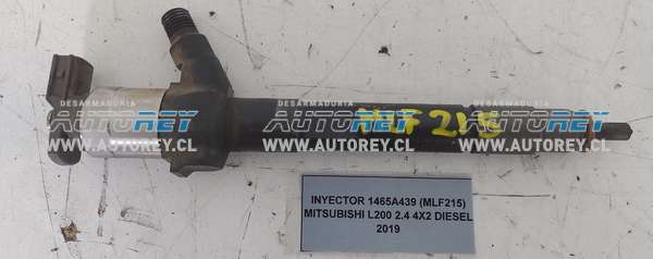 Inyector 1465A439 (MLF215) Mitsubishi L200 2.4 4×2 Diesel 2019 $140.000 + IVA