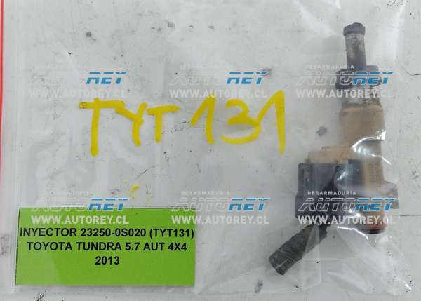 Inyector 23250-0S020 (TYT131) Toyota Tundra 5.7 AUT 4×4 2013 $30.000 +IVA