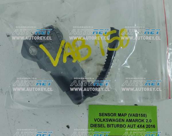 Sensor MAP (VAB158) Volkswagen Amarok 2.0 Diesel Biturbo AUT 4×4 2016 $25.000 + IVA