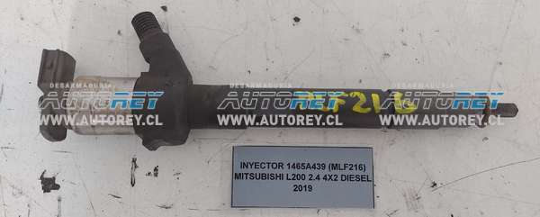 Inyector 1465A439 (MLF216) Mitsubishi L200 2.4 4×2 Diesel 2019 $140.000 + IVA