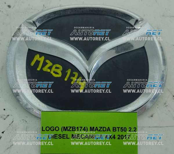 Logo (MZB174) Mazda BT50 2.2 Diesel Mecánica 4×4 2017 $30.000 + IVA