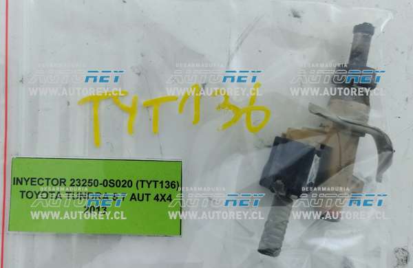 Inyector 23250-0S020 (TYT136) Toyota Tundra 5.7 AUT 4×4 2013 $30.000 +IVA
