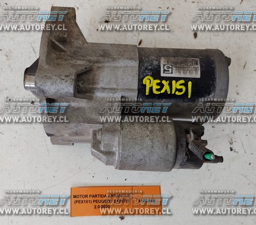 Motor Partida Arranque (PEX151) Peugeot Expert 2.0 2020 $100.000 + IVA