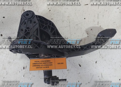 Pedal Con Bomba Embrague 2QB721059H (VWV005) Volkswagen Virtus 1.6 2018 $25.000 + IVA