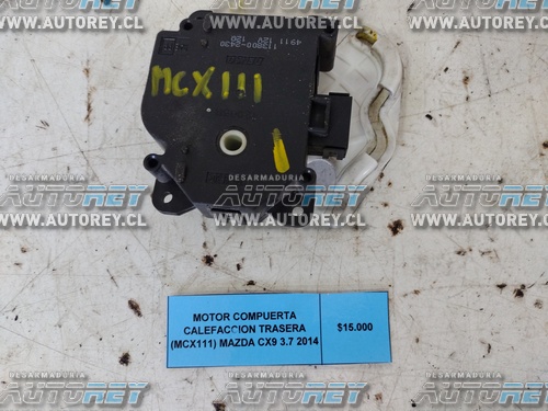 Motor Compuerta Calefacción Trasera (MCX111) Mazda CX9 3.7 2014 $15.000 + IVA