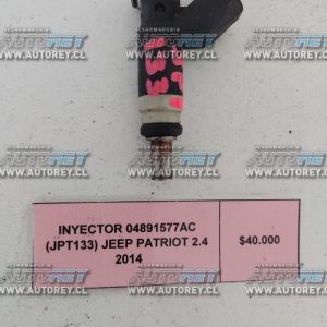 Inyector 04891577AC (JPT133) Jeep Patriot 2.4 2014 $20.000 + IVA