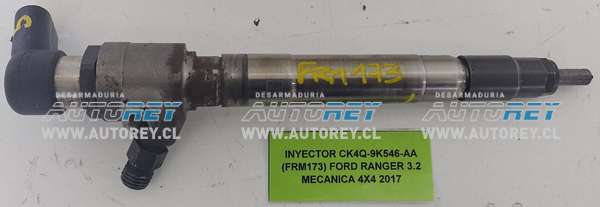 Inyector CK4Q-9K546-AA (FRM173) Ford Ranger 3.2 Mecánica 4×4 2017 $120.000 + IVA