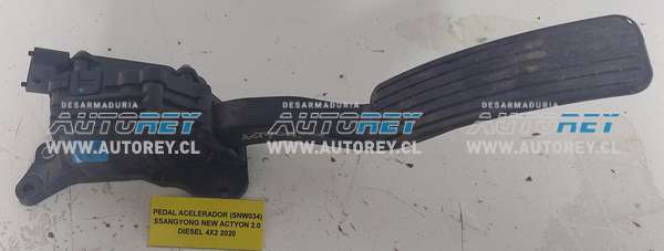 Pedal Acelerador (SNW034) SSangyong New Actyon 2.0 Diesel 4×2 2020 $40.000 + IVA